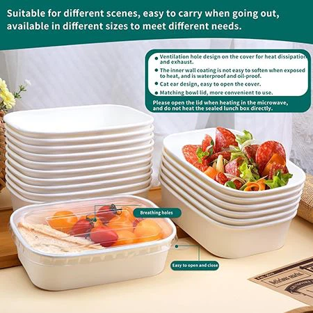 White 16 Oz Disposable Bowls